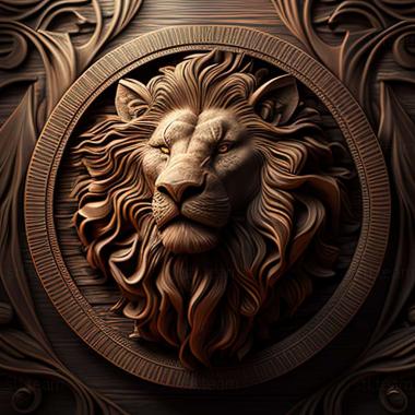 3D model Lion King (STL)
